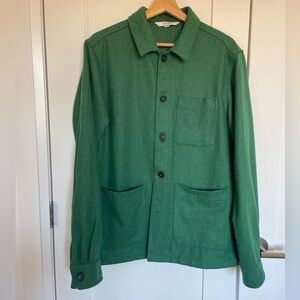 Anian Green Wool Men’s Chore Jacket
